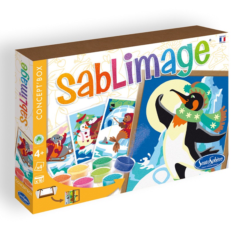 サンドアート セット 砂絵 フランス製 (イラスト 海氷のいきもの)Sablimage サブリマージュ コンセプトBOX - 株式会社アールエンタープライズ