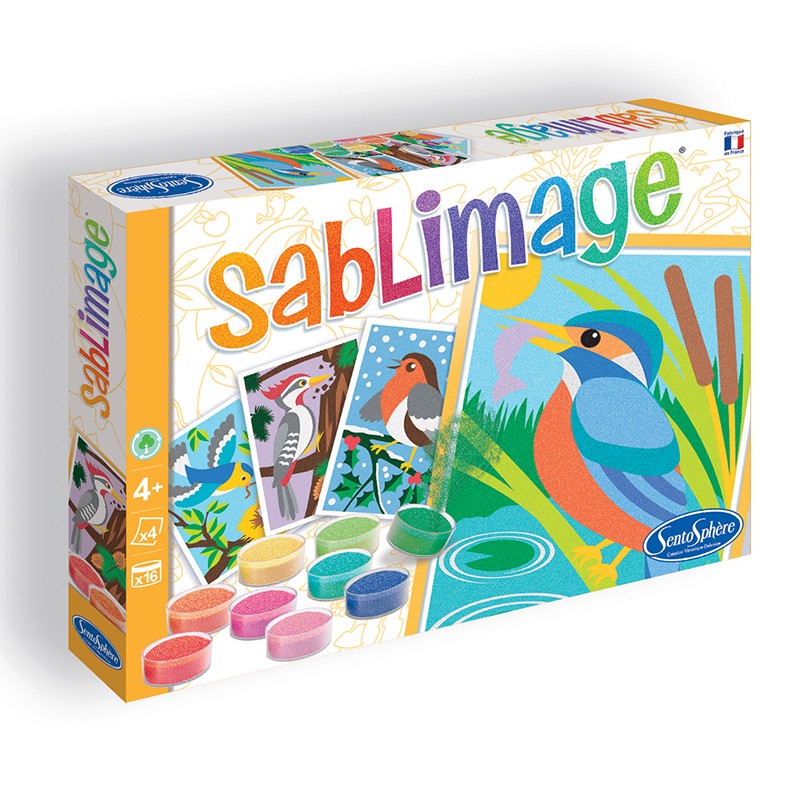 サンドアート セット 砂絵 フランス製 (イラスト ユニークな鳥たち)Sablimage サブリマージュ コンセプトBOX - 株式会社アールエンタープライズ