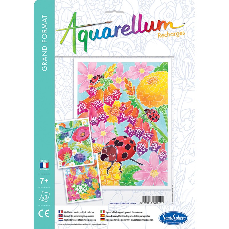 アクアレルム グランドフォーマット イラストのみ【花といきもの】