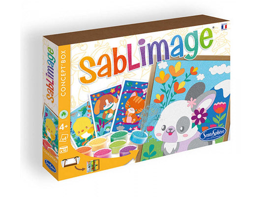 サンドアート セット  砂絵 フランス製 （イラスト かわいい動物）Sablimage サブリマージュ - 株式会社アールエンタープライズ