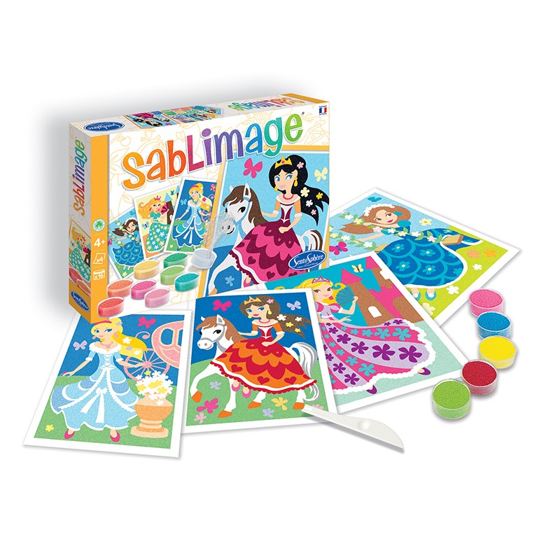 サンドアート セット  砂絵 フランス製 （イラスト プリンセス）Sablimage サブリマージュ コンセプトBOX - 株式会社アールエンタープライズ